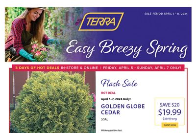 Terra Greenhouses Flyer April 5 to 11