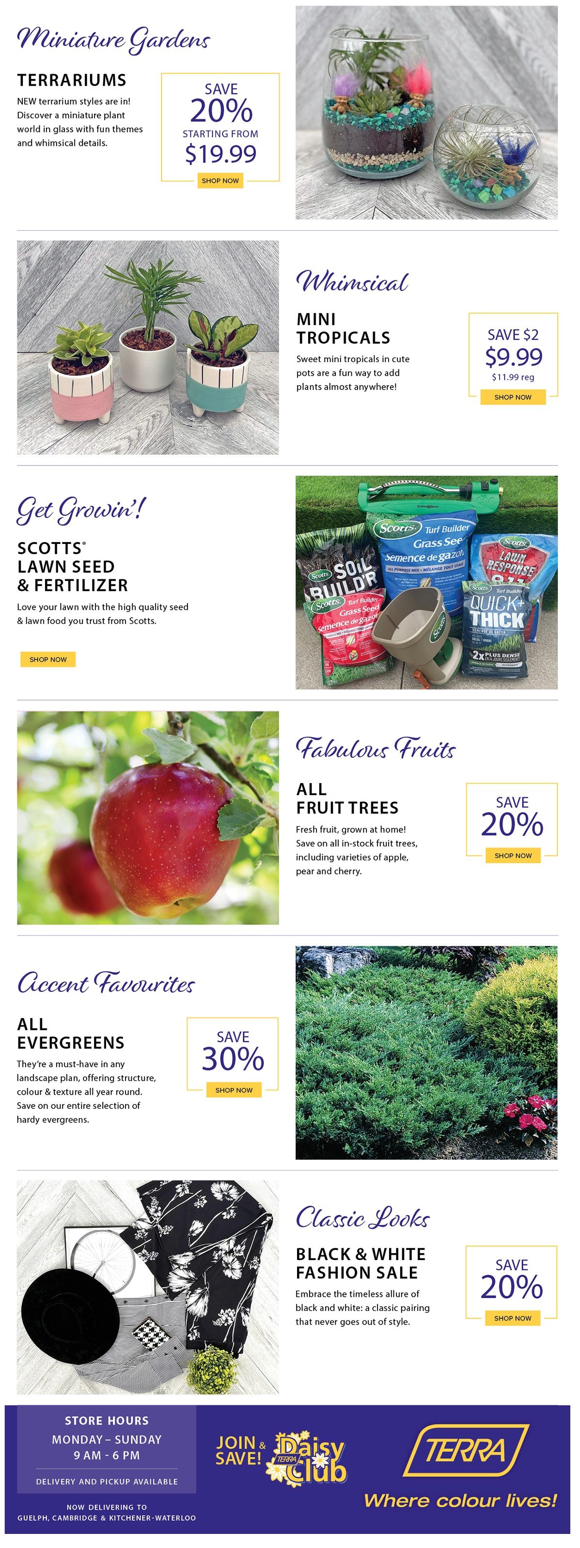 Terra Greenhouses Flyer April 5 to 11
