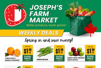 Joseph's Farm Market Flyer April 5 to 10