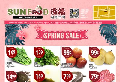 Sunfood Supermarket Flyer April 5 to 11