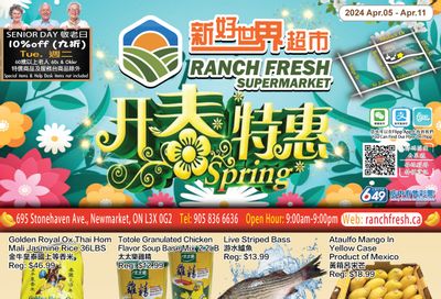 Ranch Fresh Supermarket Flyer April 5 to 11