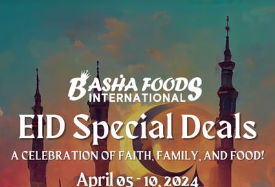 Basha Foods International Flyer April 5 to 10
