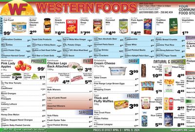 Western Foods Flyer April 3 to 9