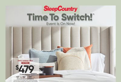 Sleep Country Flyer April 8 to 14