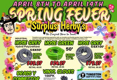 Surplus Herby's Flyer April 8 to 14