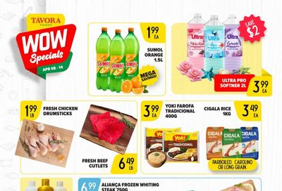 Tavora Foods Flyer April 8 to 14