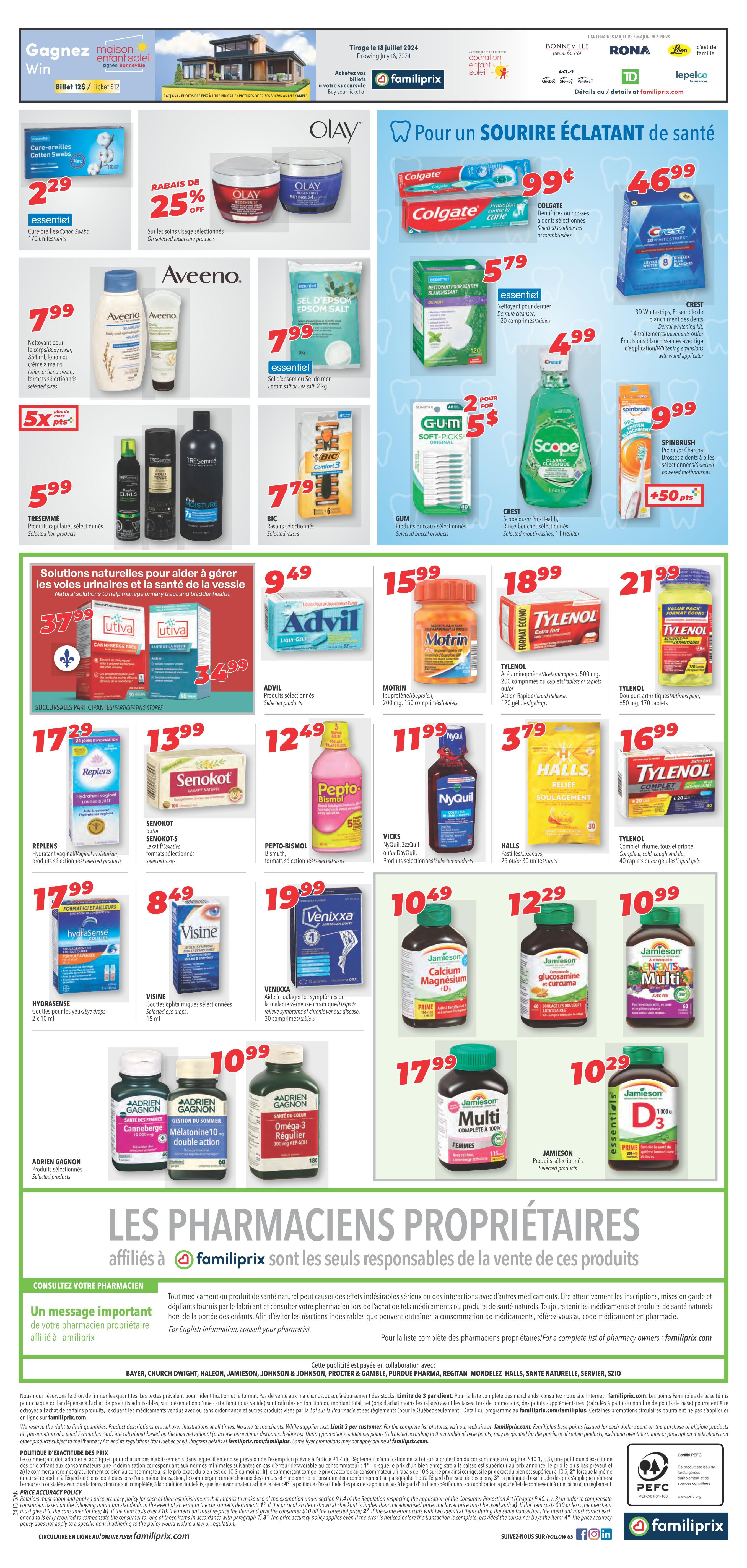 Familiprix Sante Flyer April 11 to 17