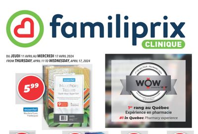 Familiprix Clinique Flyer April 11 to 17