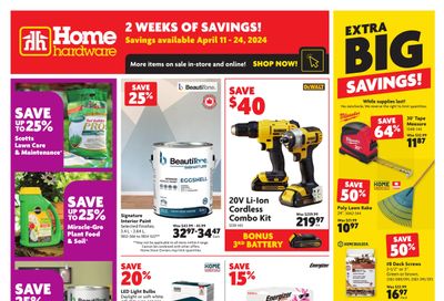 Home Hardware (ON) Flyer April 11 to 24
