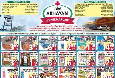 Akhavan Supermarche Flyer April 10 to 16