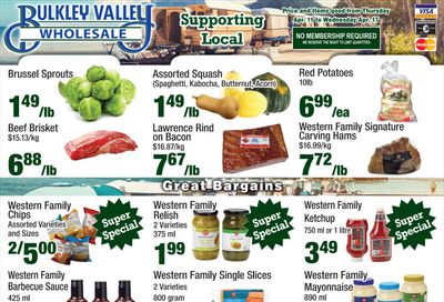 Bulkley Valley Wholesale Flyer April 11 to 17