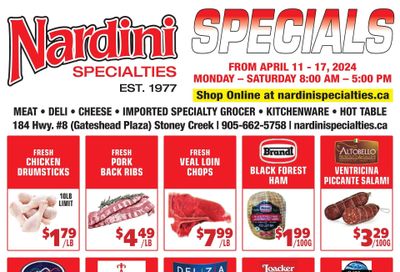 Nardini Specialties Flyer April 11 to 17