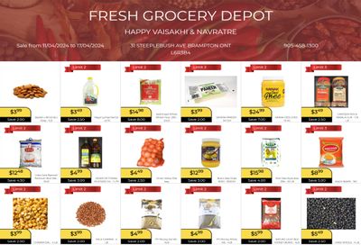 Fresh Grocery Depot Flyer April 11 to 17