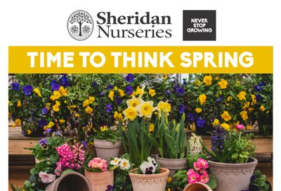 Sheridan Nurseries Flyer April 11 to 24