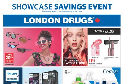 London Drugs Showcase Savings Event Flyer April 12 to 24