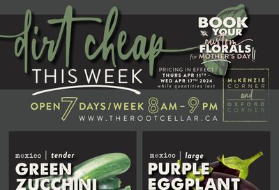 The Root Cellar Flyer April 11 to 17