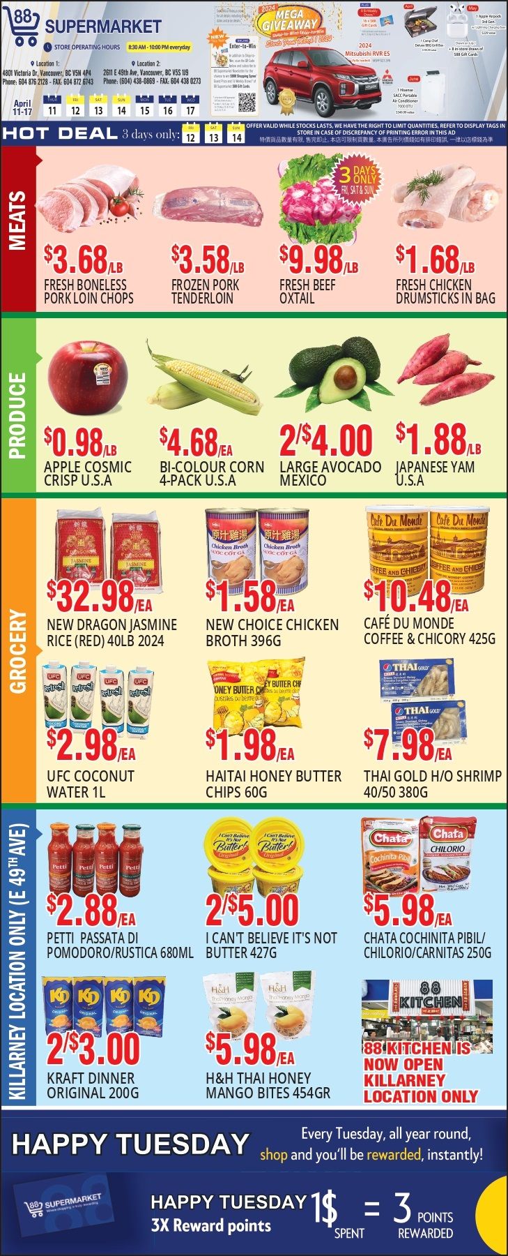 88 Supermarket Flyer April 11 to 17