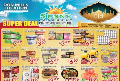 Sunny Foodmart (Don Mills) Flyer April 12 to 18