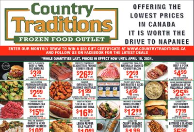 Country Traditions Flyer April 11 to 17