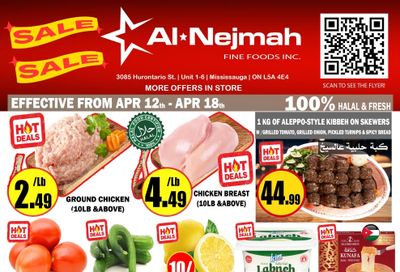 Alnejmah Fine Foods Inc. Flyer April 12 to 18
