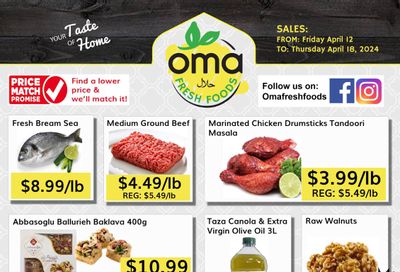 Oma Fresh Foods Flyer April 12 to 18