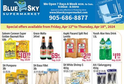 Blue Sky Supermarket (Pickering) Flyer April 12 to 18