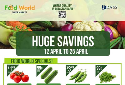 Food World Supermarket Flyer April 12 to 18