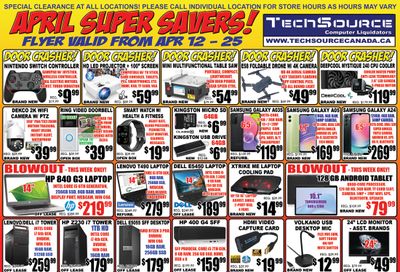 TechSource Flyer April 12 to 25