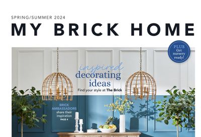The Brick My Brick Home Flyer April 11 to May 31