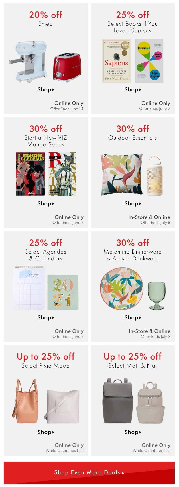 Chapters Indigo Online Deals of the Week June 1 to 7
