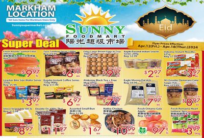 Sunny Foodmart (Markham) Flyer April 12 to 18