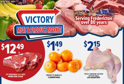 Victory Meat Market Flyer April 16 to 20