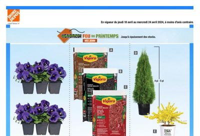 Home Depot (QC) Flyer April 18 to 24