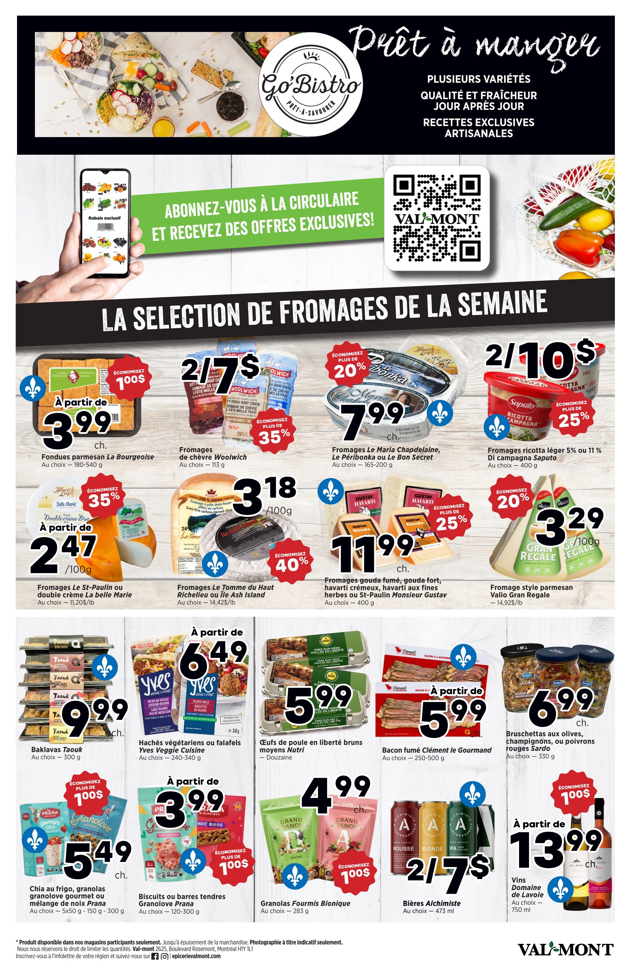 Val-Mont Flyer April 18 to 24