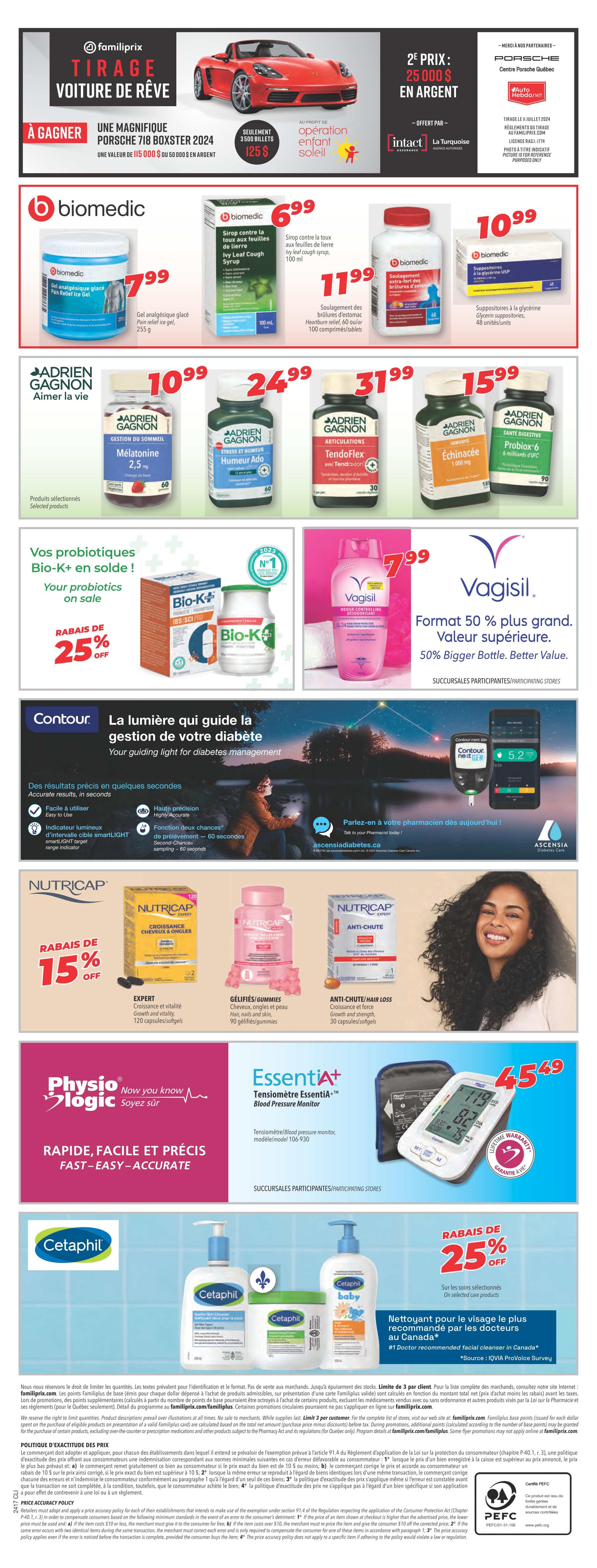 Familiprix Clinique Flyer April 18 to 24