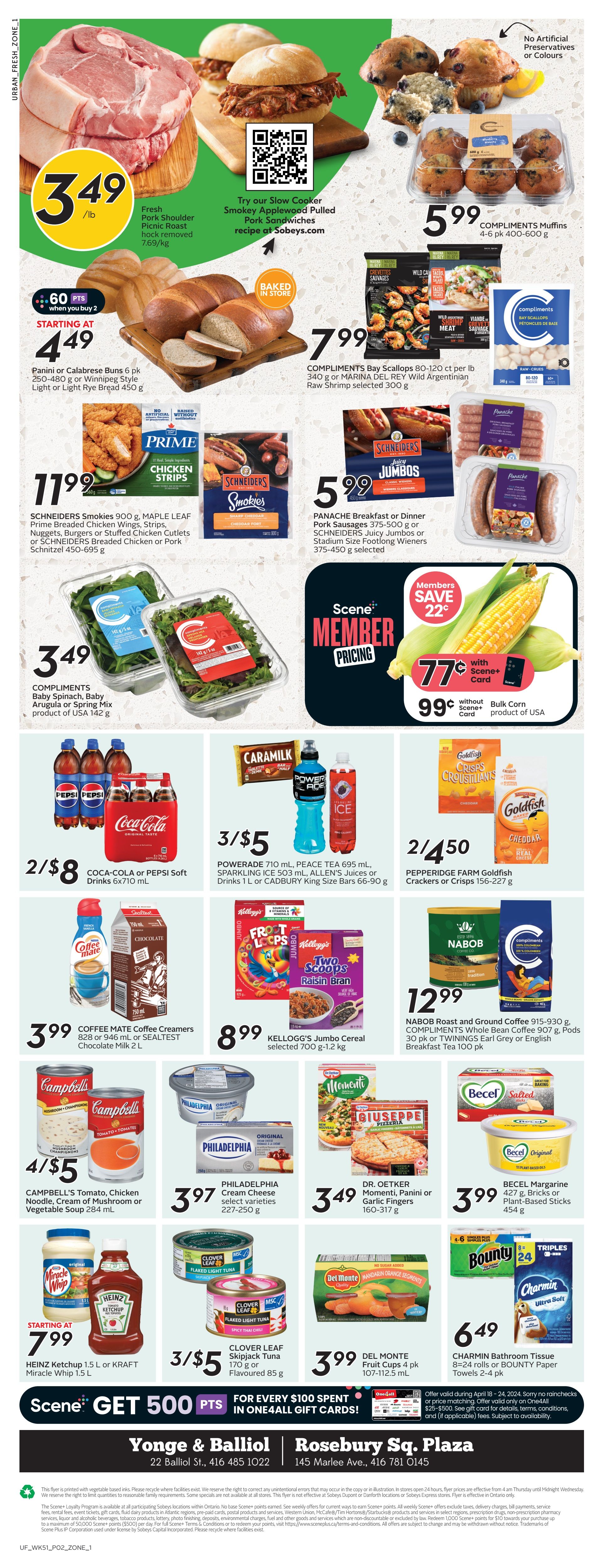 Sobeys Urban Fresh Flyer April 18 to 24