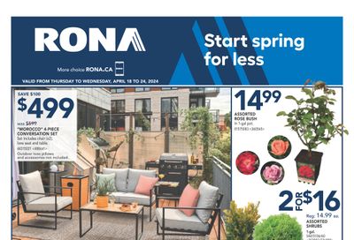 Rona (ON) Flyer April 18 to 24