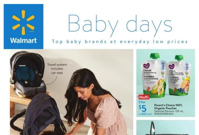Walmart Baby Days Flyer April 18 to May 1