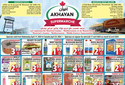 Akhavan Supermarche Flyer April 17 to 23