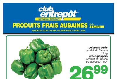 Wholesale Club (QC) Fresh Deals of the Week Flyer April 18 to 24