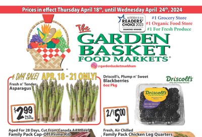 The Garden Basket Flyer April 18 to 24