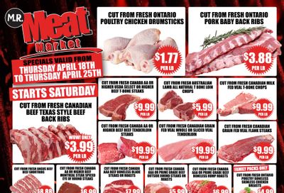 M.R. Meat Market Flyer April 18 to 25