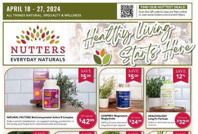 Nutters Everyday Naturals Flyer April 18 to 27