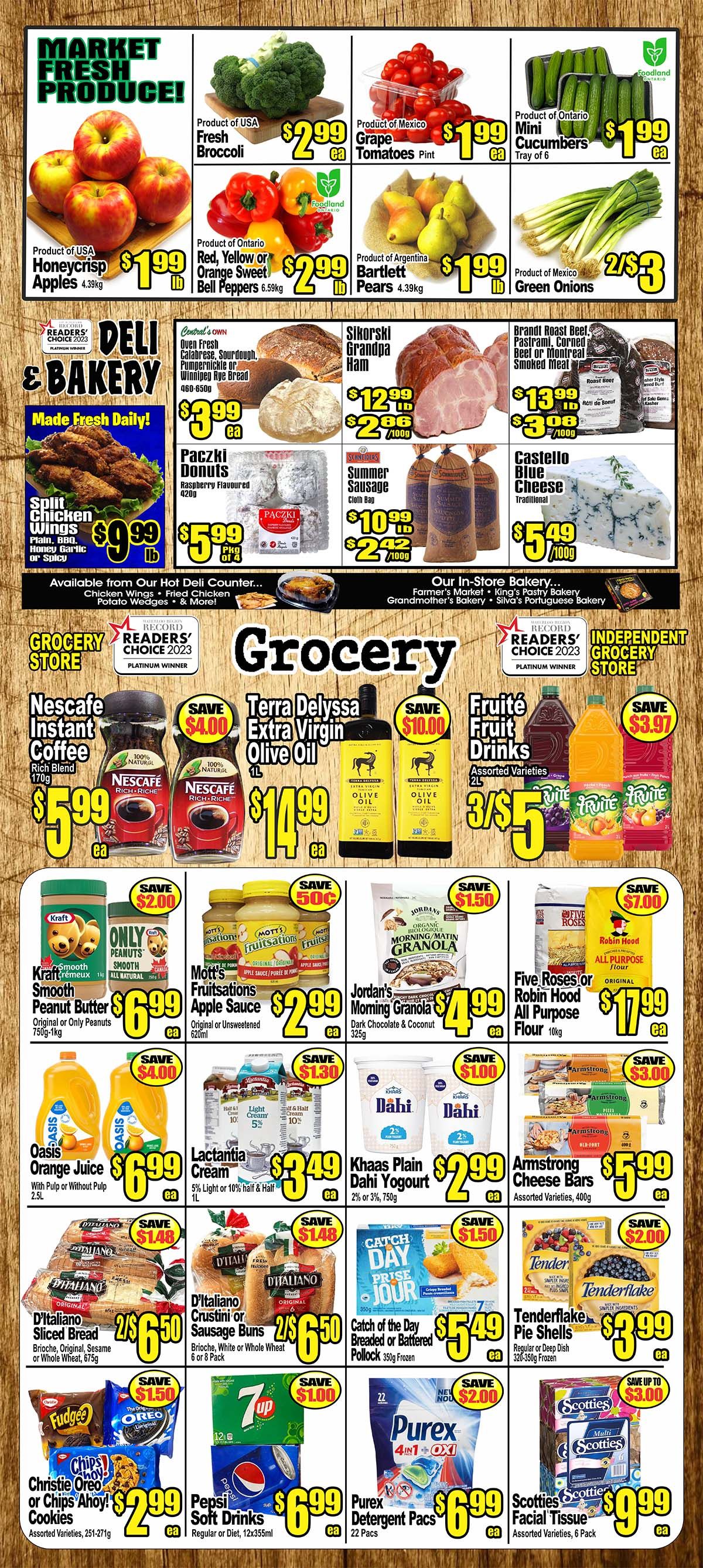Central Fresh Market Flyer April 18 to 25