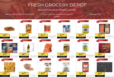 Fresh Grocery Depot Flyer April 18 to 24