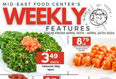 Mid-East Food Centre Flyer April 18 to 24