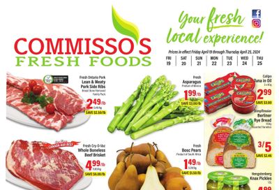 Commisso's Fresh Foods Flyer April 19 to 25