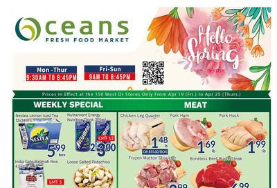Oceans Fresh Food Market (West Dr., Brampton) Flyer April 19 to 25