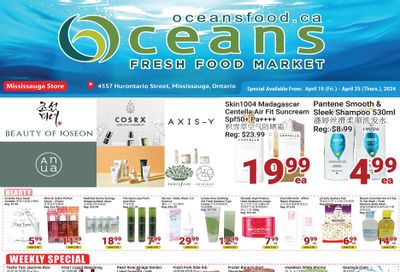Oceans Fresh Food Market (Mississauga) Flyer April 19 to 25