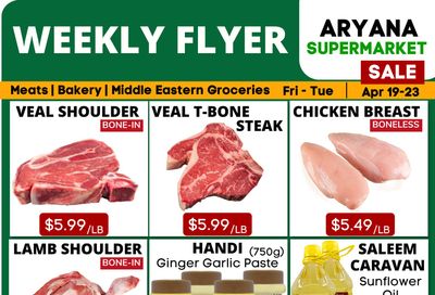 Aryana Supermarket Flyer April 19 to 23